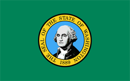 Original der Flagge von Washington