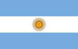 Flagge von Argentinien