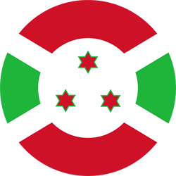 Rund der Flagge von Burundi