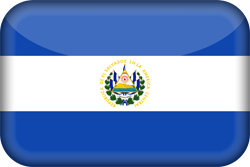 3D der Flagge von El Salvador