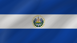 Welle der Flagge von El Salvador