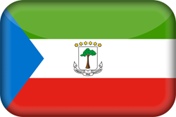 3D der Flagge von Äquatorialguinea