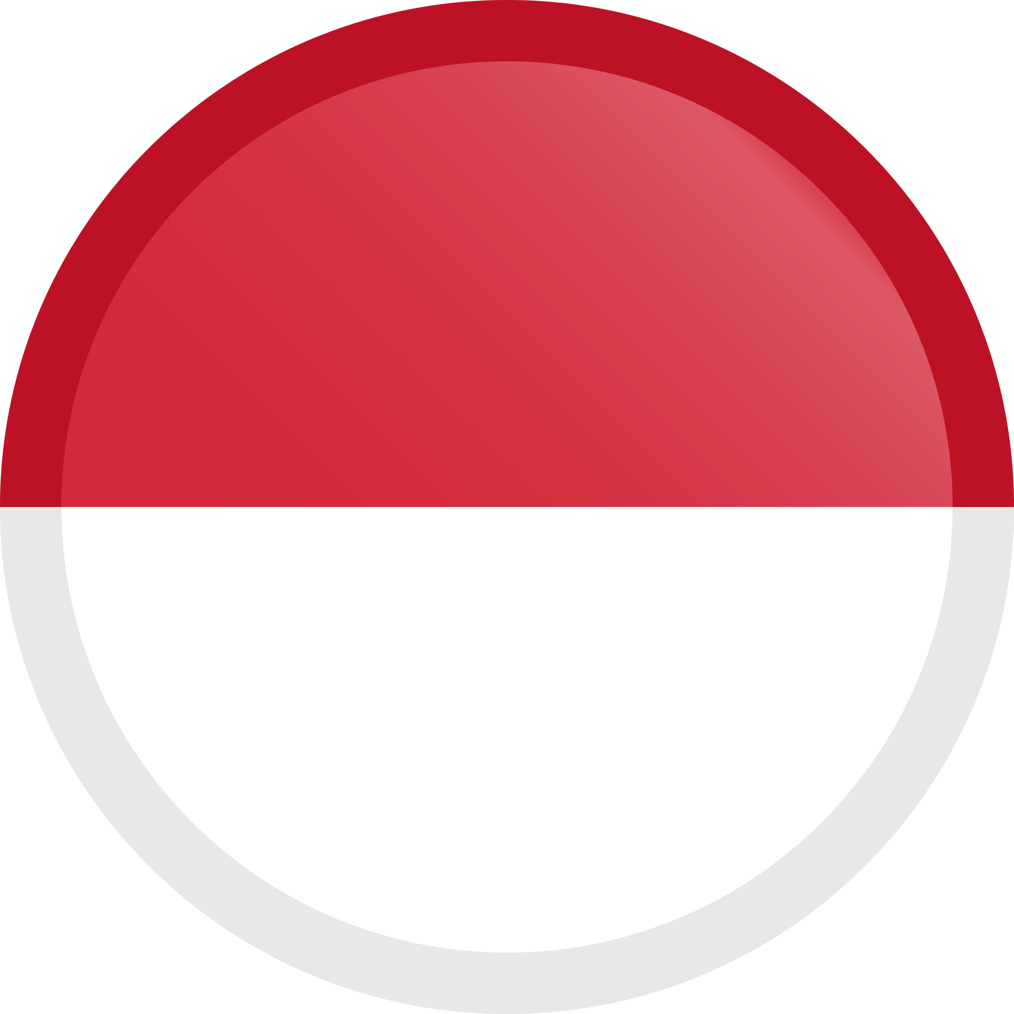 Runder Button der Flagge von Indonesien