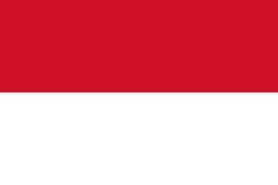 Original der Flagge von Indonesien