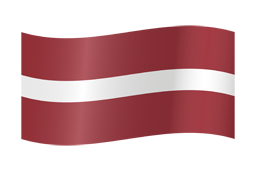Wehend der Flagge von Lettland