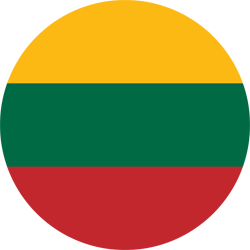Rund der Flagge von Litauen