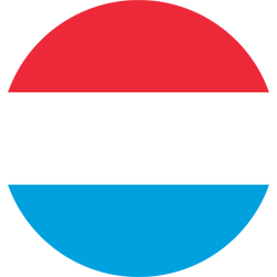 Rund der Flagge von Luxemburg