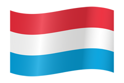 Wehend der Flagge von Luxemburg
