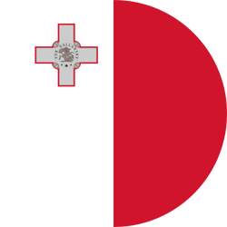 Rund der Flagge von Malta