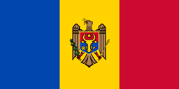 Original der Flagge der Republik Moldau