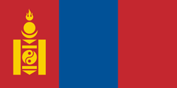 Original der Flagge der Mongolei