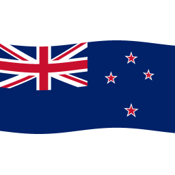 Welle der Flagge von Neuseeland