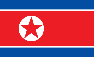 Original der Flagge von Nordkorea
