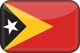 3D der Flagge von Timor-Leste