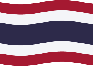 Welle der Flagge von Thailand