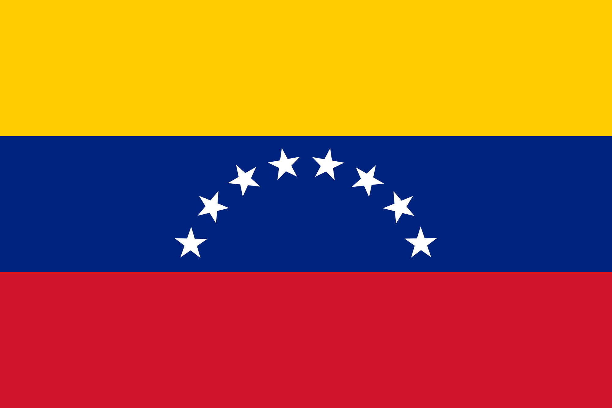 Original der Flagge von Venezuela